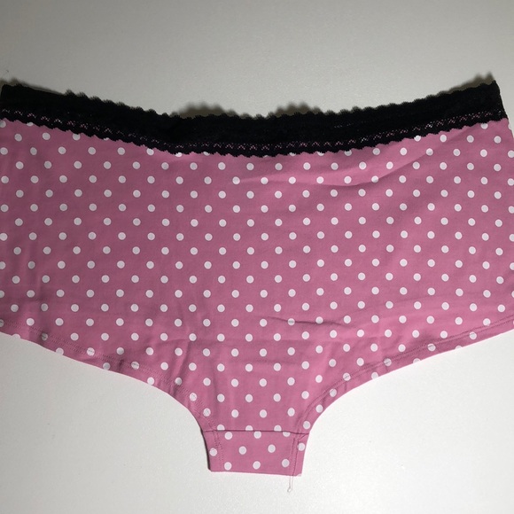 6X Torrid boyshort panties pink polka dot - Picture 5 of 6